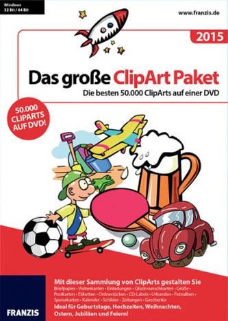 Das große ClipArt Paket 2015, DVD-ROM
