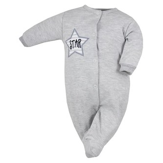 Kojenecký overal Koala Star šedý