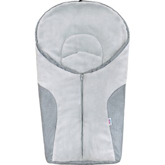 Luxusní zimní fusák New Baby Car light grey