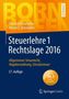 Steuerlehre 1 Rechtslage 2016