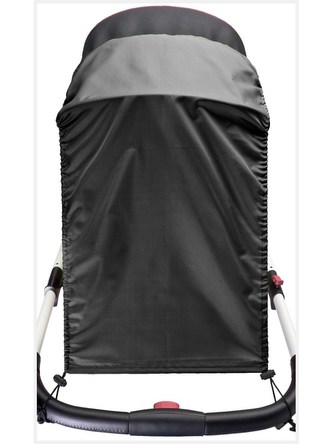 Sluneční clona na kočárek CARETERO black