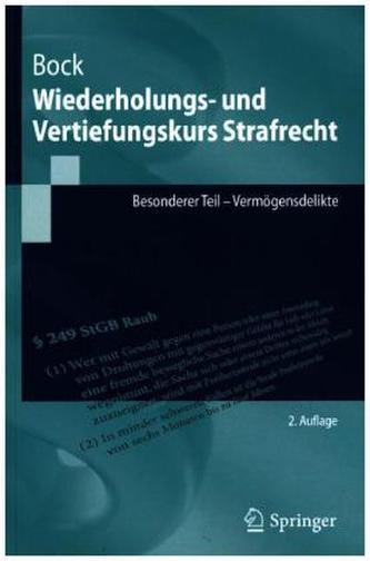 Wiederholungs- und Vertiefungskurs Strafrecht
