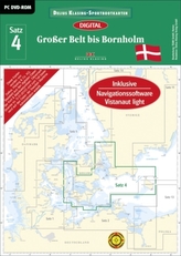 Delius Klasing-Sportbootkarten Großer Belt bis Bornholm, DVD-ROM, Ausgabe 2016
