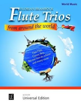 Flute Trios from around the World, für 3 Flöten, Spielpartitur und Stimmen