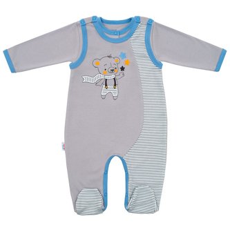 2-dílná bavlněná souprava New Baby Lucky Bear - velikost 68 (4-6m)
