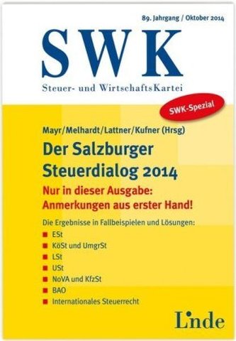 SWK-Spezial Salzburger Steuerdialog 2014
