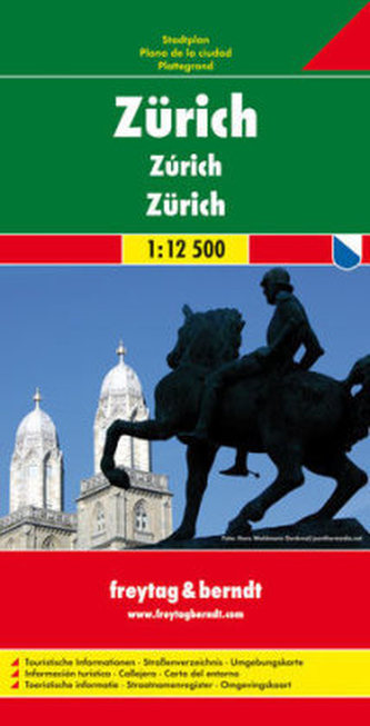 Zürich/Curych 1:12,5T/plán města