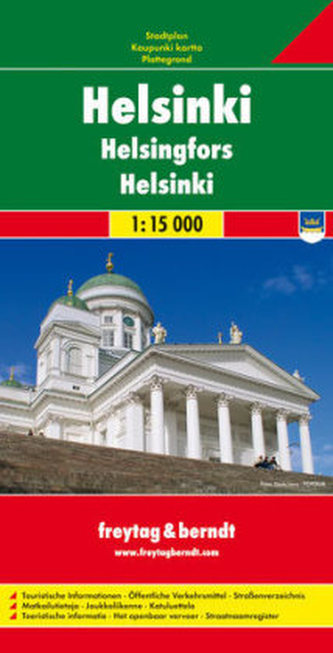 Freytag & Berndt Stadtplan Helsinki. Helsingfors