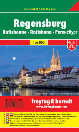 Regensburg 1:6T/kapesní plán města