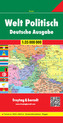 Freytag & Berndt Poster Welt, politisch, Deutsche Ausgabe, gefalzt
