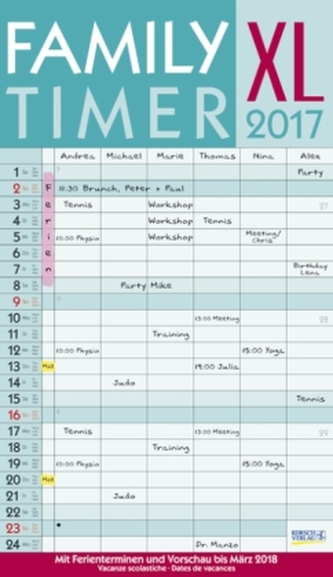XL Family Timer 2017