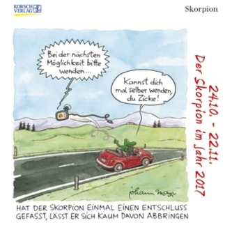 Der Skorpion im Jahr 2017