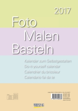 Foto-Malen-Basteln A4 Pastell 2017