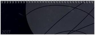 Tischquerkalender Professional Colourlux schwarz 2017