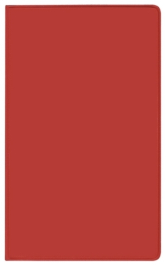 Taschenkalender Saturn Leporello PVC rot 2017