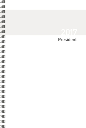 Terminkalender President Einlage 2017
