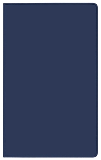 Taschenkalender Modus XL geheftet PVC blau 2017