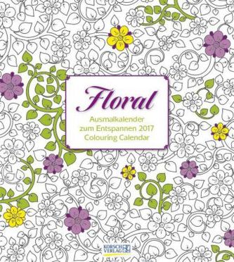 Ausmalkalender Floral 2017