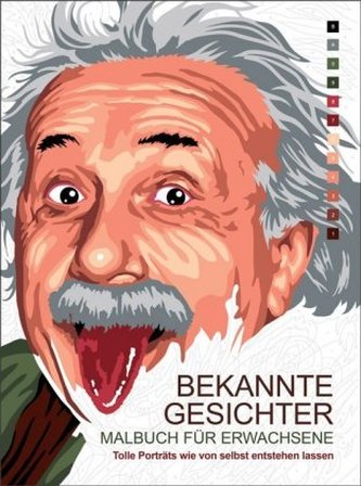 Malbuch für Erwachsene: Bekannte Gesichter