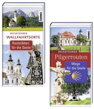 Reiseführer Pilgerrouten / Reiseführer Wallfahrtsorte, 2 Bde.