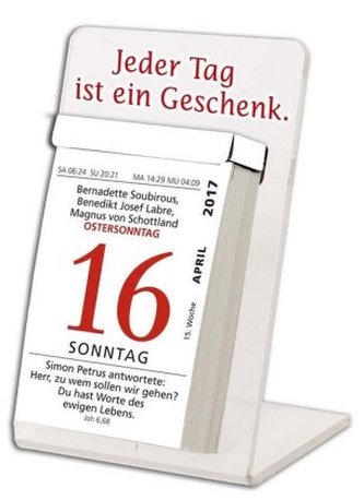 Tagesabreißkalender 2017