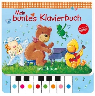 Mein buntes Klavierbuch, m. Klaviertastatur
