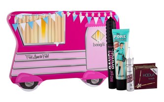 Benefit Bad Gal řasenka 8,5 g + gel na obočí Gimme Brow 3 g 3 + podkladová báze pod makeup Pore Primer 22 ml + pudrový bronzer Hoola 4 g Hoola + plechová krabička Benefit Bad Gal řasenka 8,5 g + gel na obočí Gimme Brow 3 g 3 + podkladová báze pod makeup Pore Primer 22 ml + pudrový bronzer Hoola 4 g Hoola + plechová krabička