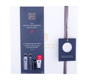Rituals The Ritual Of Samurai sprchová pěna 200 ml + sprchová pěna Sport 200 ml + krém na holení 70 ml + tělové mléko Sport 70 ml
