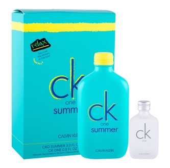 Calvin Klein CK One toaletní voda 100 ml + toaletní voda CK One 15 ml + samolepky