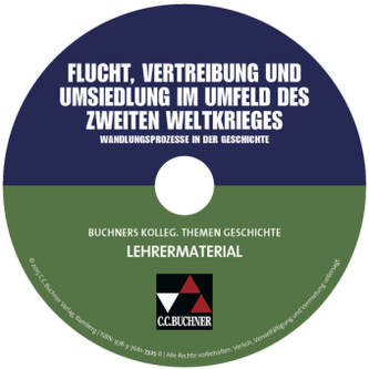 Flucht, Vertreibung und Umsiedlung im Umfeld des Zweiten Weltkrieges, Lehrermaterial auf CD-ROM