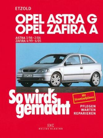Opel Astra  ab 3/98, Opel Zafira ab 4/99