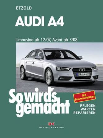 Audi A4, Limousine ab 12/07, Avant ab 3/08