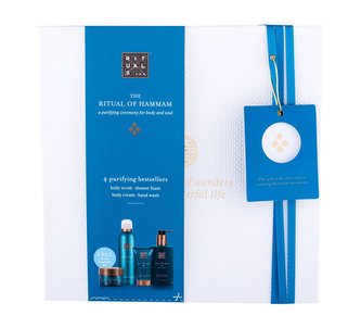 Rituals The Ritual Of Hammam sprchová pěna 200 ml + tělový peeling 125 g + tělový krém 70 ml + mýdlo na ruce 300 ml