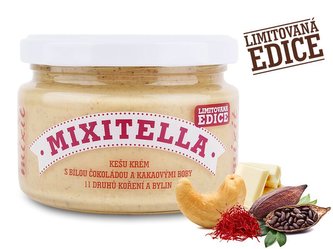 Mixit - Mixitella - Kešu s bílou čokoládou a kakaovými boby + 11 druhů koření a bylin 250 g