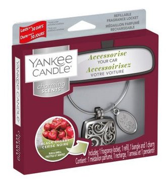 Yankee Candle Charming Scents set Square vůně do auta Black Cherry