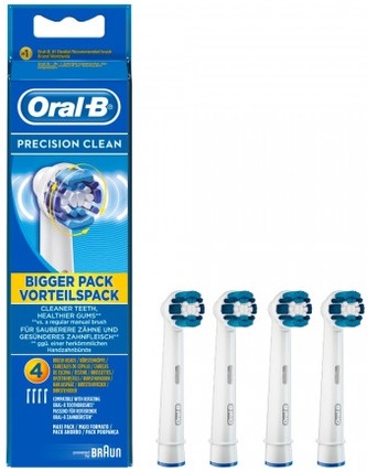 Oral-B Precision Clean Replacement Brush Heads 4 Pack