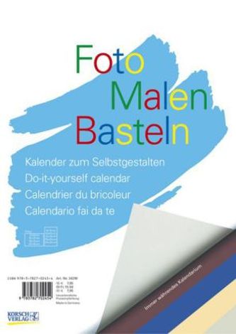 Foto, Malen, Basteln, bunter Karton (30 x 21 cm)