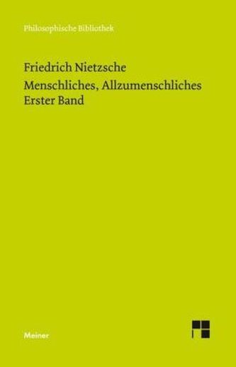 Menschliches, Allzumenschliches 1. Bd.1