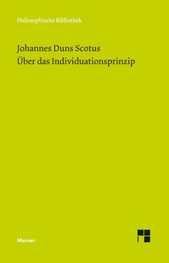 Über das Individuationsprinzip