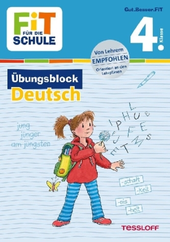 Fit für die Schule: Übungsblock Deutsch 4. Klasse