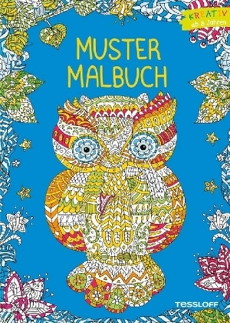 Mustermalbuch. Eule