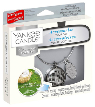 Yankee Candle Charming Scents set Linear vůně do auta Clean cotton