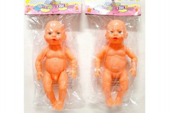 Panenka miminko plast 30cm asst 2 druhy v sáčku