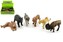 Zvířátka safari ZOO plast 10cm asst 24ks v boxu