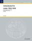 Lieder 1933-1939, für hohe Singstimme und Klavier