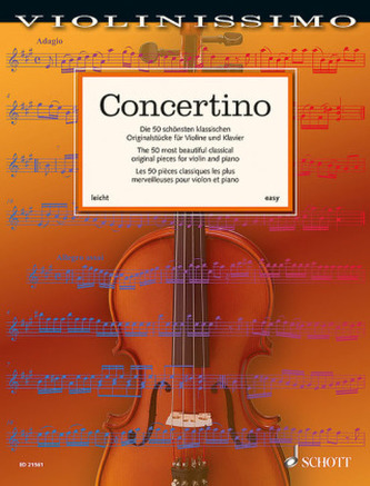Concertino, für Violine und Klavier, Partitur und Stimme
