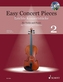 Easy Concert Pieces, für Violine und Klavier, m. Audio-CD. Bd.2