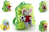 Batoh fotbalista plyš 20x25cm asst 4 druhy 3+