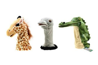 Maňásek zvířátko plyš 40cm asst 3 druhy