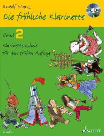 Die fröhliche Klarinette, m. Audio-CD. Bd.2